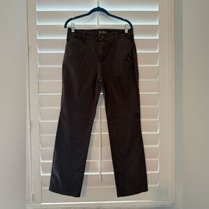 Lee Chocolate Straight-Leg Pants